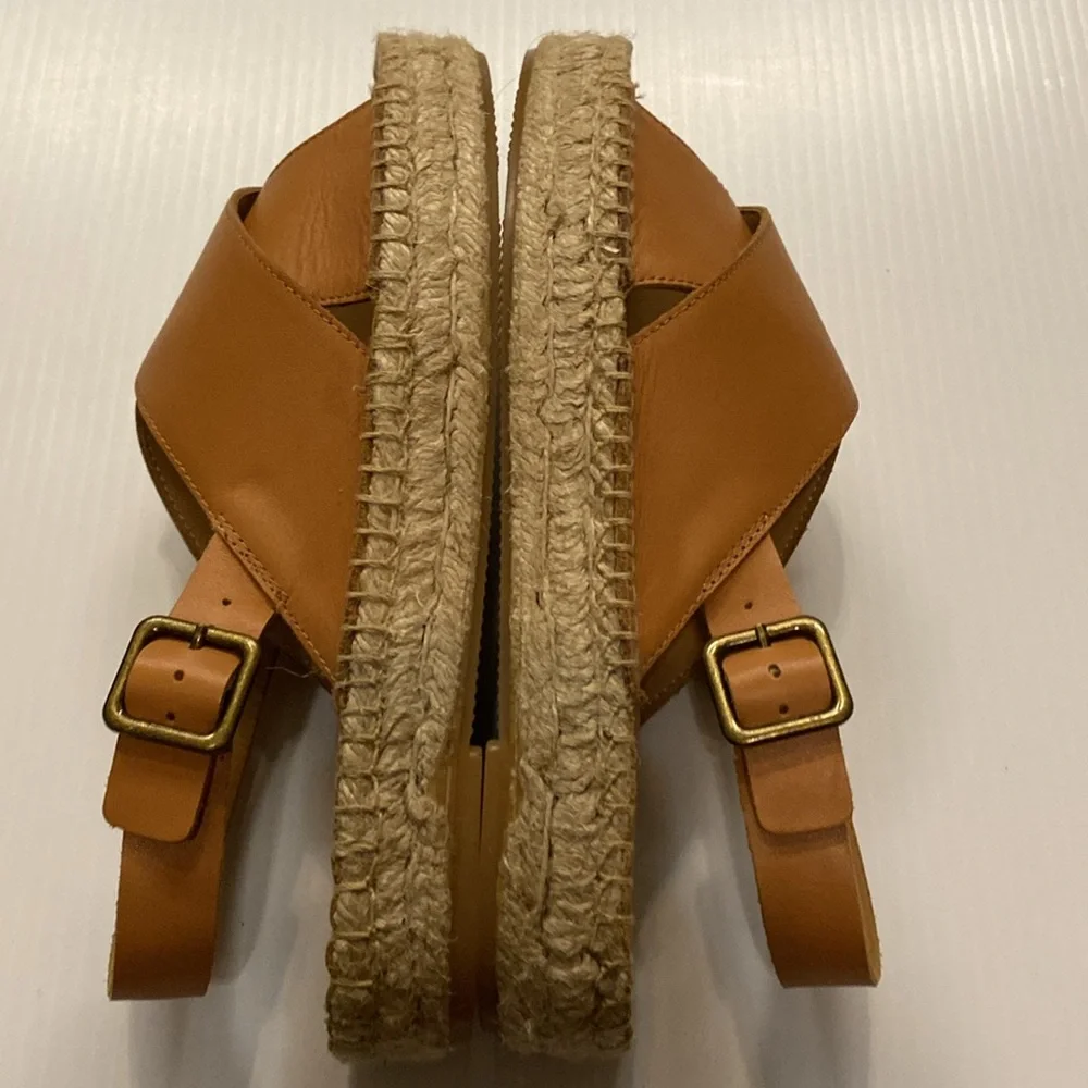 Soludos Eloise Leather Summer Sandals - size 9 - Picture 6 of 10